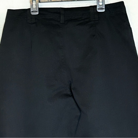 Stretch White Stag Size 12 Black Capri Crop Pants - Picture 4 of 10